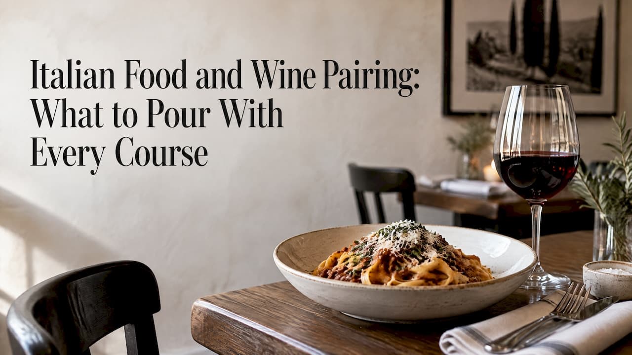 Italian Food and Wine Pairing: What to Pour With Every Course